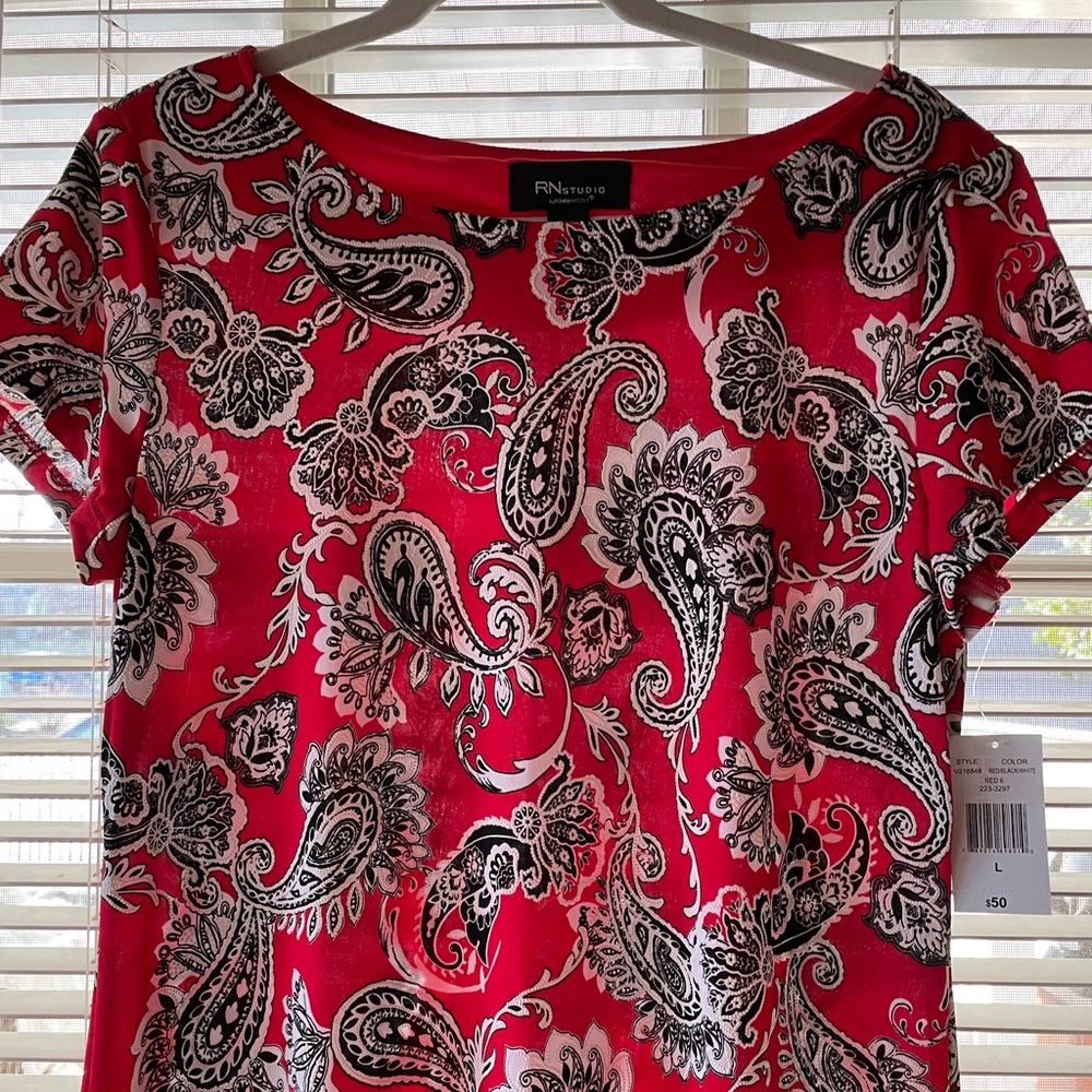 Red Floral Dress